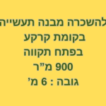 להשכרה מבנה תעשיה בפתח תקווה